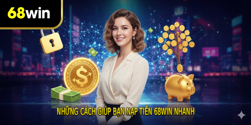 Những cách giúp bạn nạp tiền 68WIN nhanh