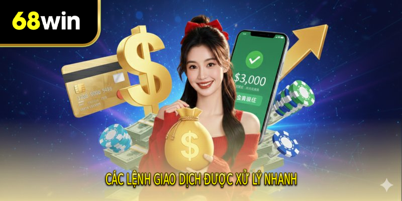 Các lệnh giao dịch được xử lý nhanh